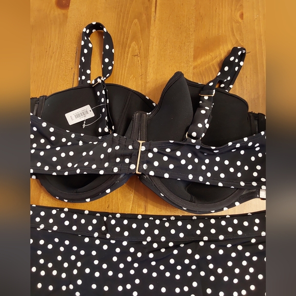 NEW NWT AdoreMe Plus Size Sprinkled Spots Print 2 Piece Bikini - Picture 5 of 9